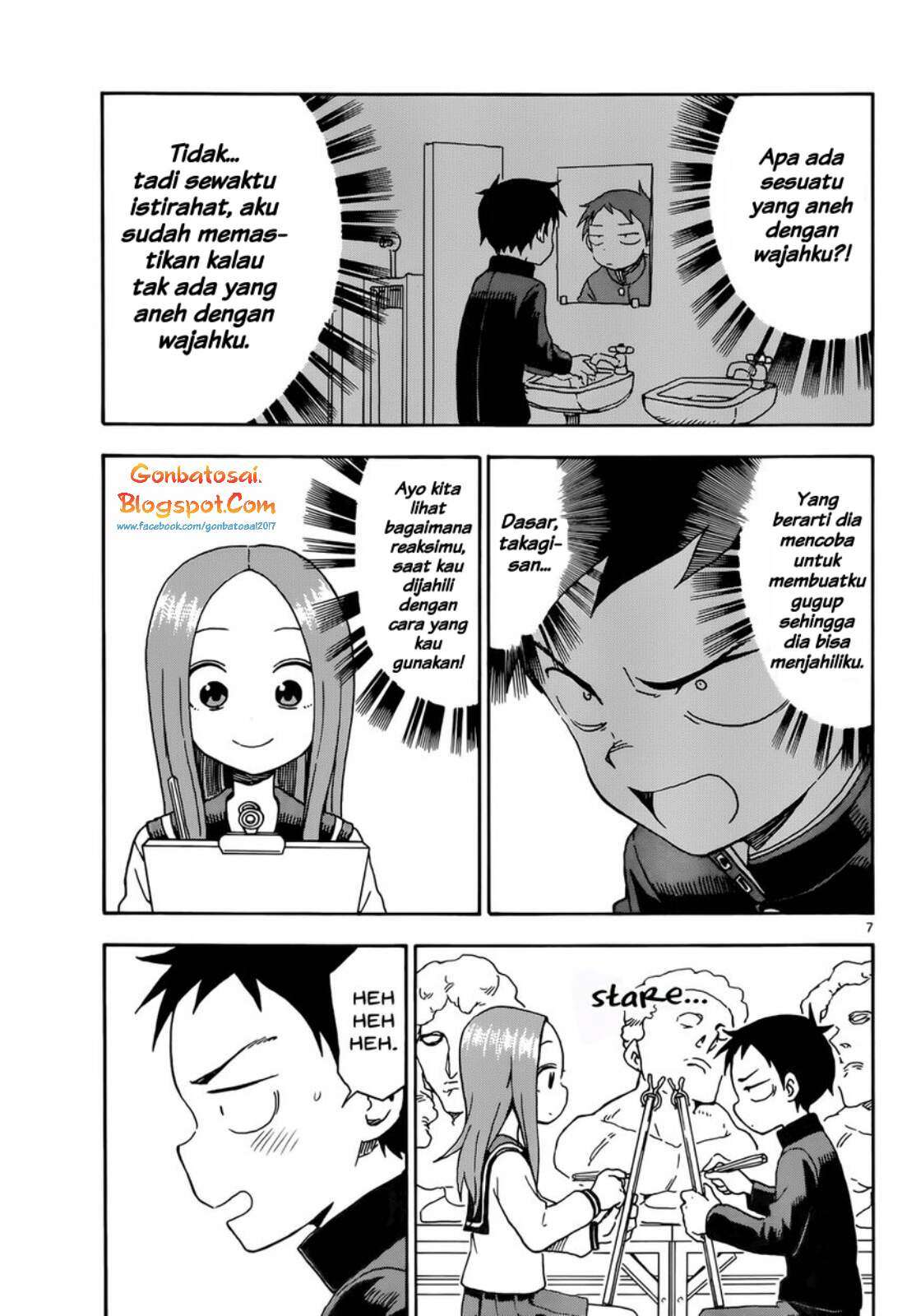 Karakai Jouzu no Takagi-san Chapter 50 Gambar 8