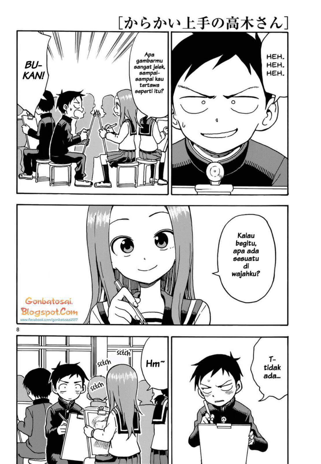 Karakai Jouzu no Takagi-san Chapter 50 Gambar 9