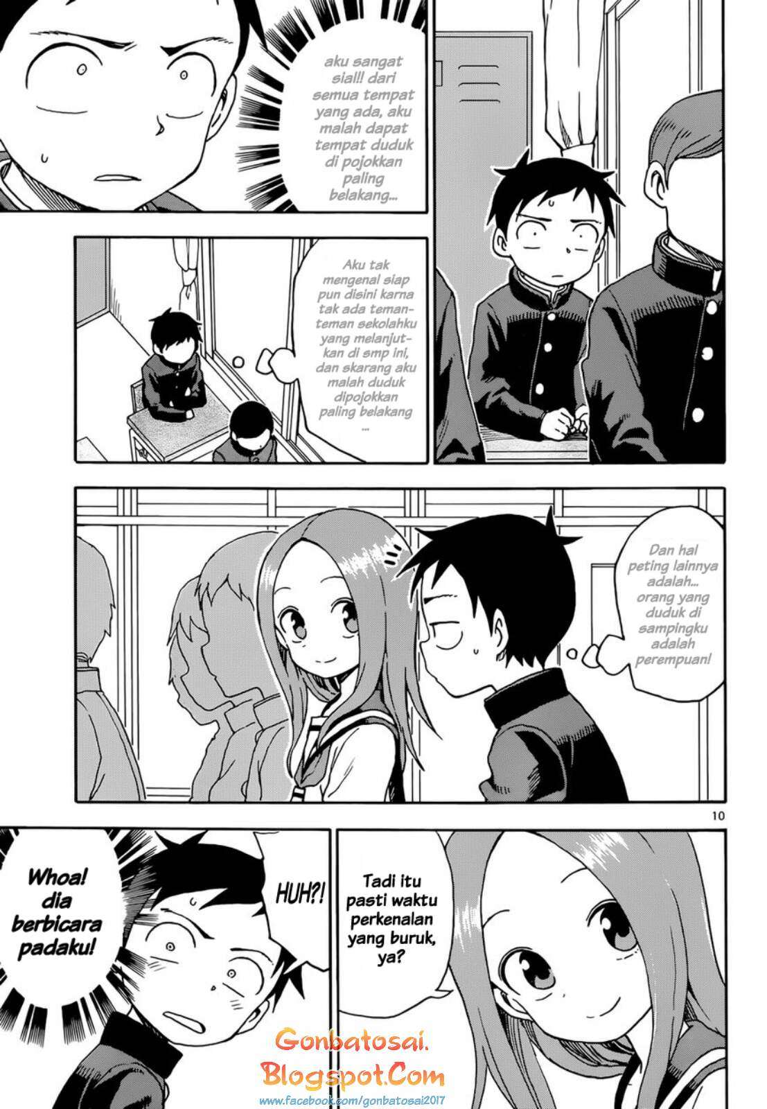 Karakai Jouzu no Takagi-san Chapter 48 Gambar 12