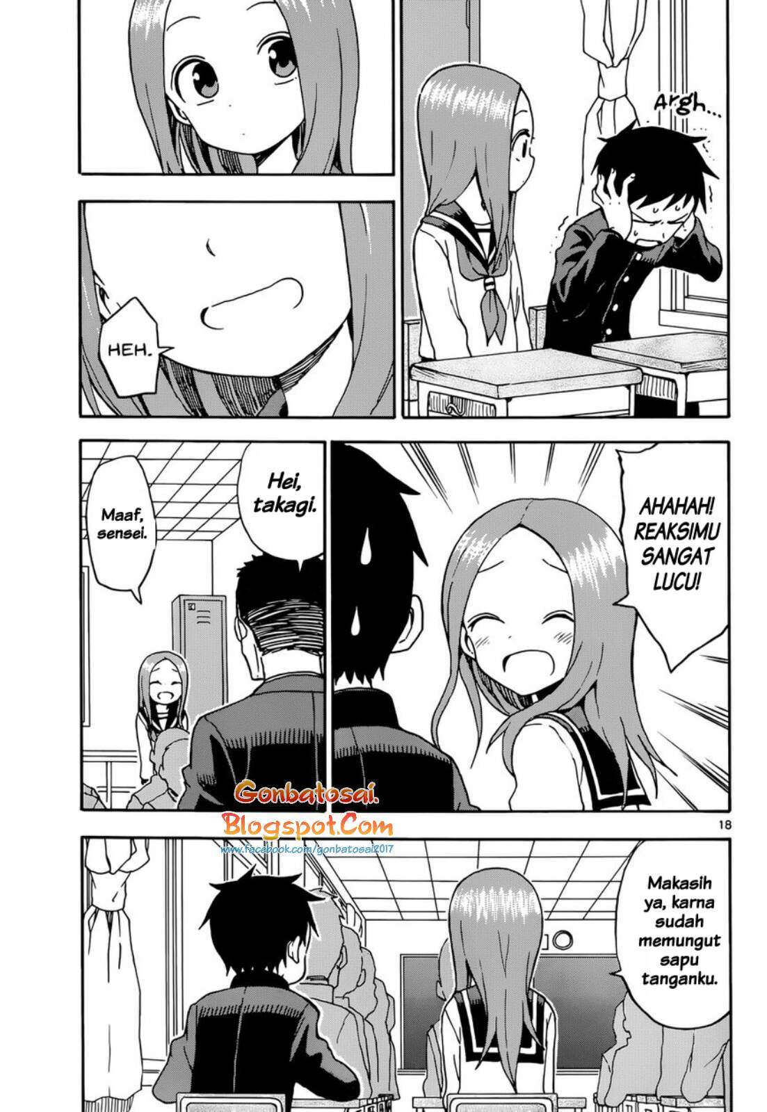 Karakai Jouzu no Takagi-san Chapter 48 Gambar 20