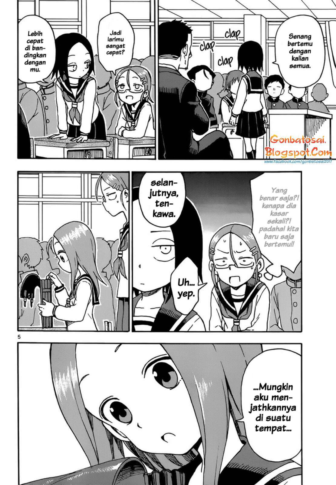 Karakai Jouzu no Takagi-san Chapter 48 Gambar 7