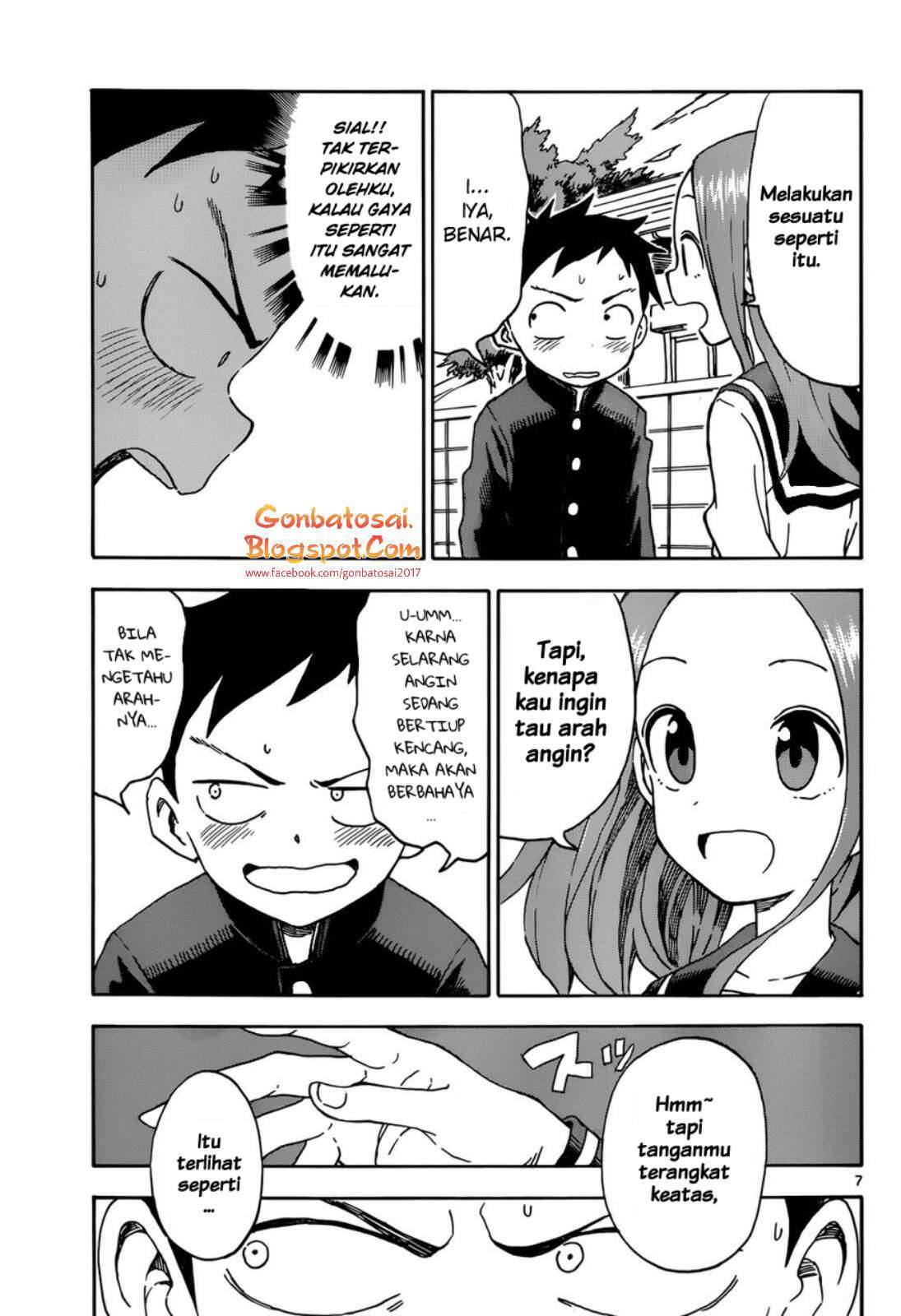 Karakai Jouzu no Takagi-san Chapter 41 Gambar 8