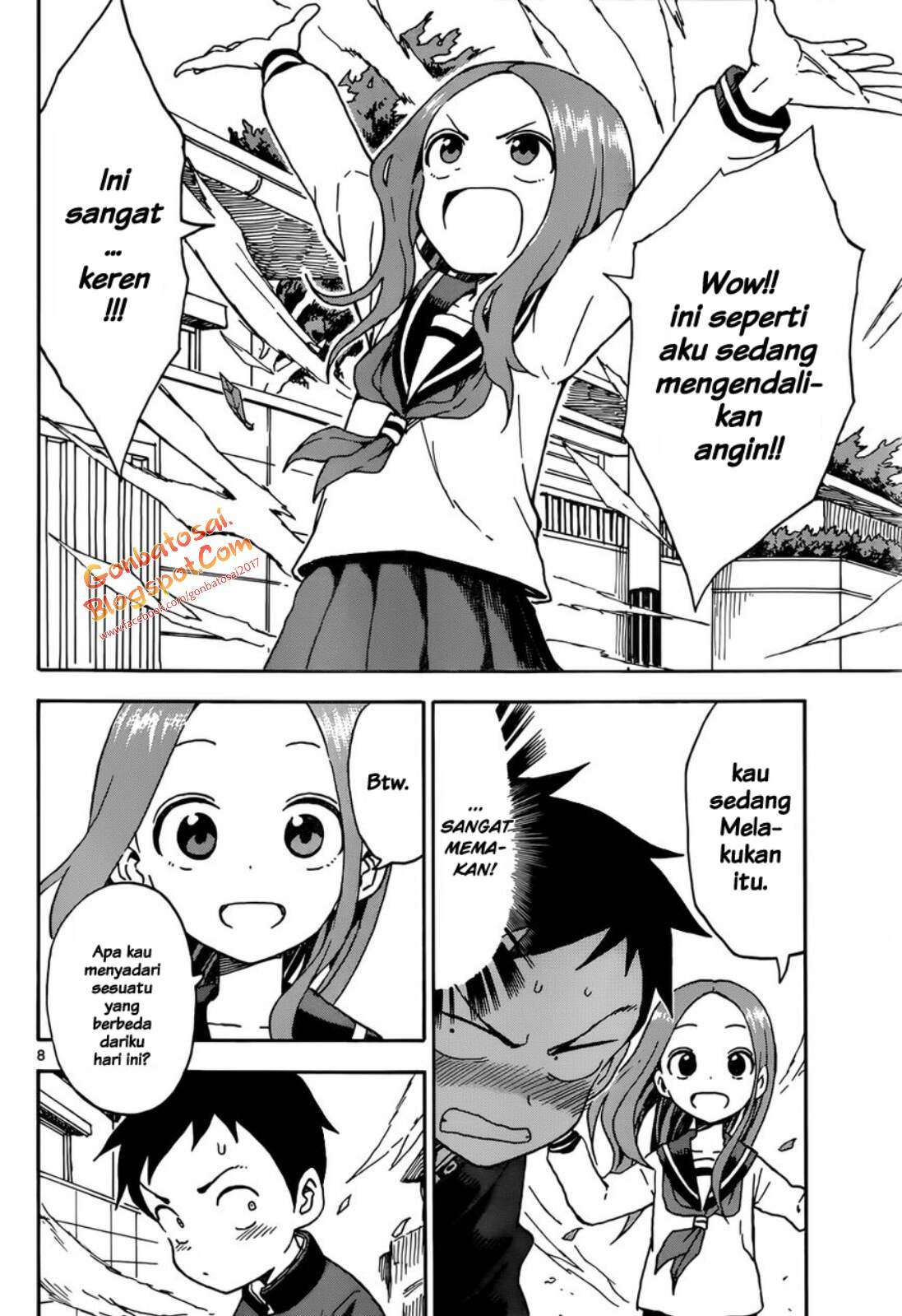 Karakai Jouzu no Takagi-san Chapter 41 Gambar 9