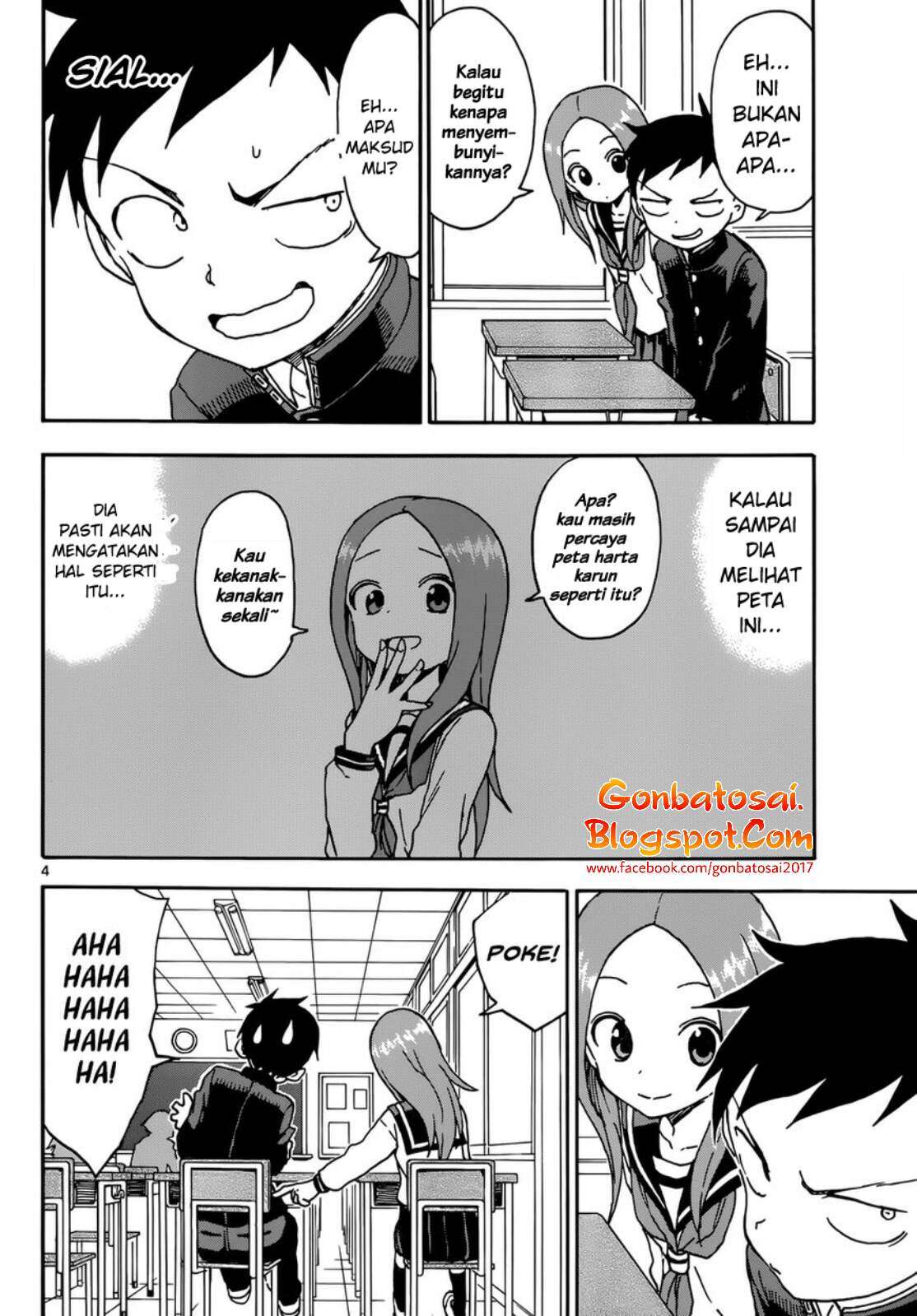 Karakai Jouzu no Takagi-san Chapter 40 Gambar 5