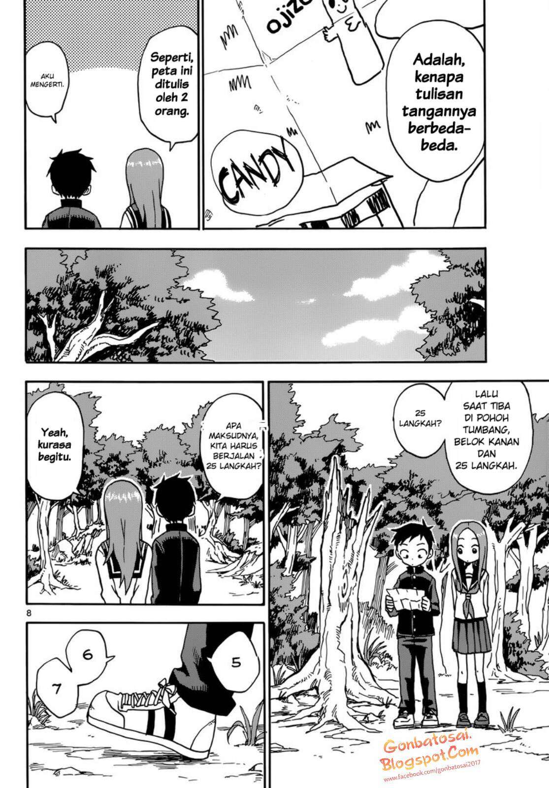 Karakai Jouzu no Takagi-san Chapter 40 Gambar 9