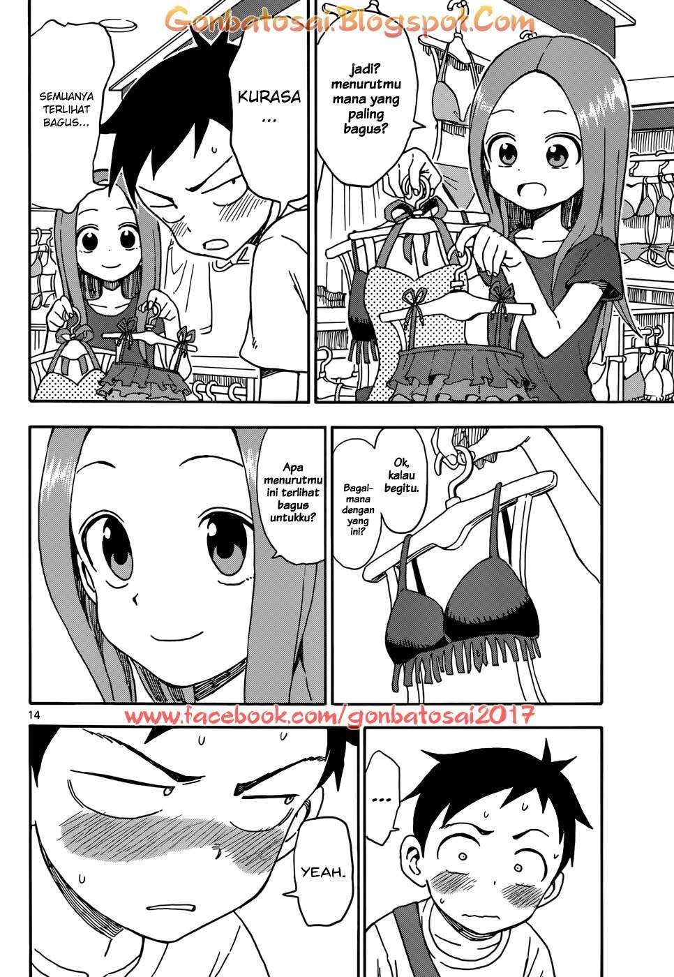 Karakai Jouzu no Takagi-san Chapter 39 Gambar 15