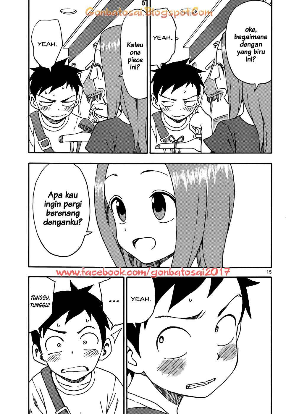 Karakai Jouzu no Takagi-san Chapter 39 Gambar 16