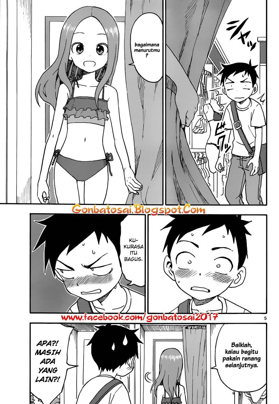 Karakai Jouzu no Takagi-san Chapter 39 Gambar 5