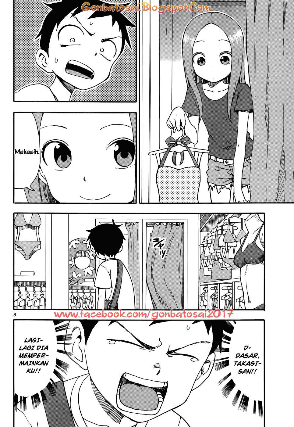 Karakai Jouzu no Takagi-san Chapter 39 Gambar 8