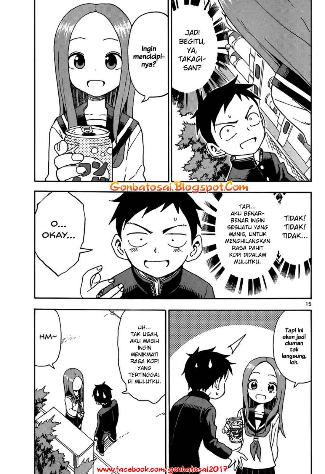 Karakai Jouzu no Takagi-san Chapter 37 Gambar 16