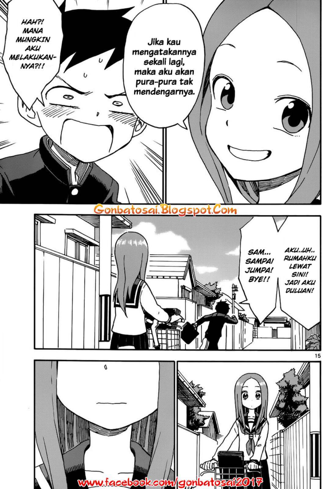 Karakai Jouzu no Takagi-san Chapter 36 Gambar 17