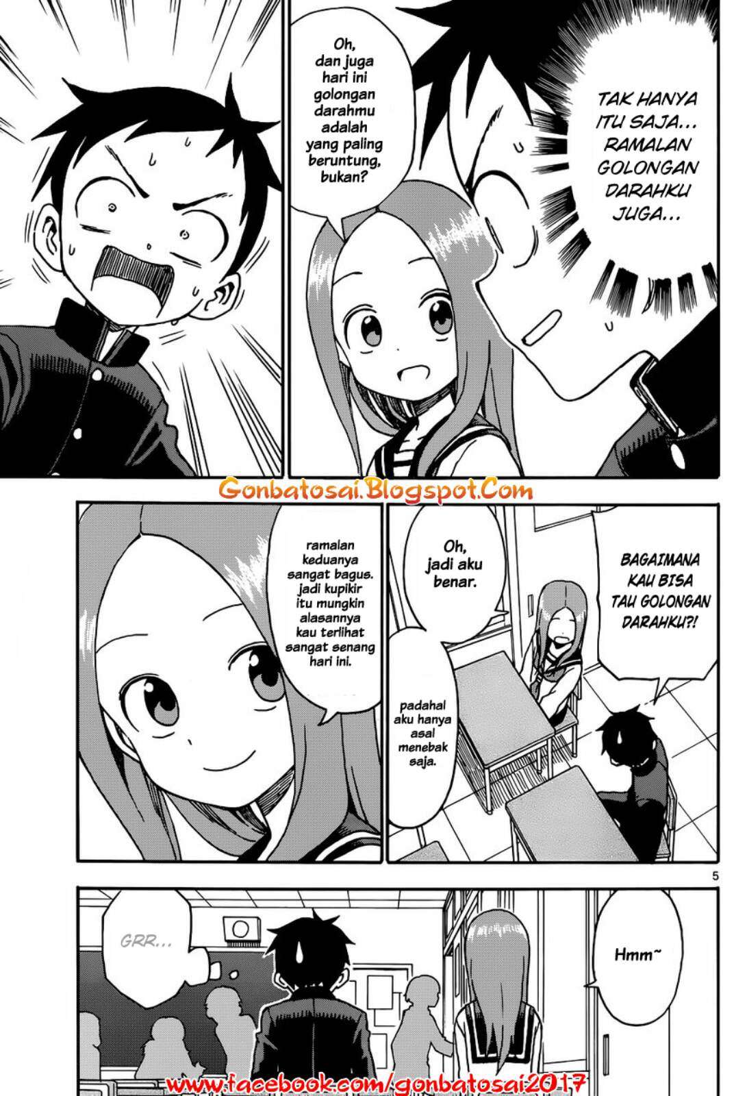 Karakai Jouzu no Takagi-san Chapter 36 Gambar 6