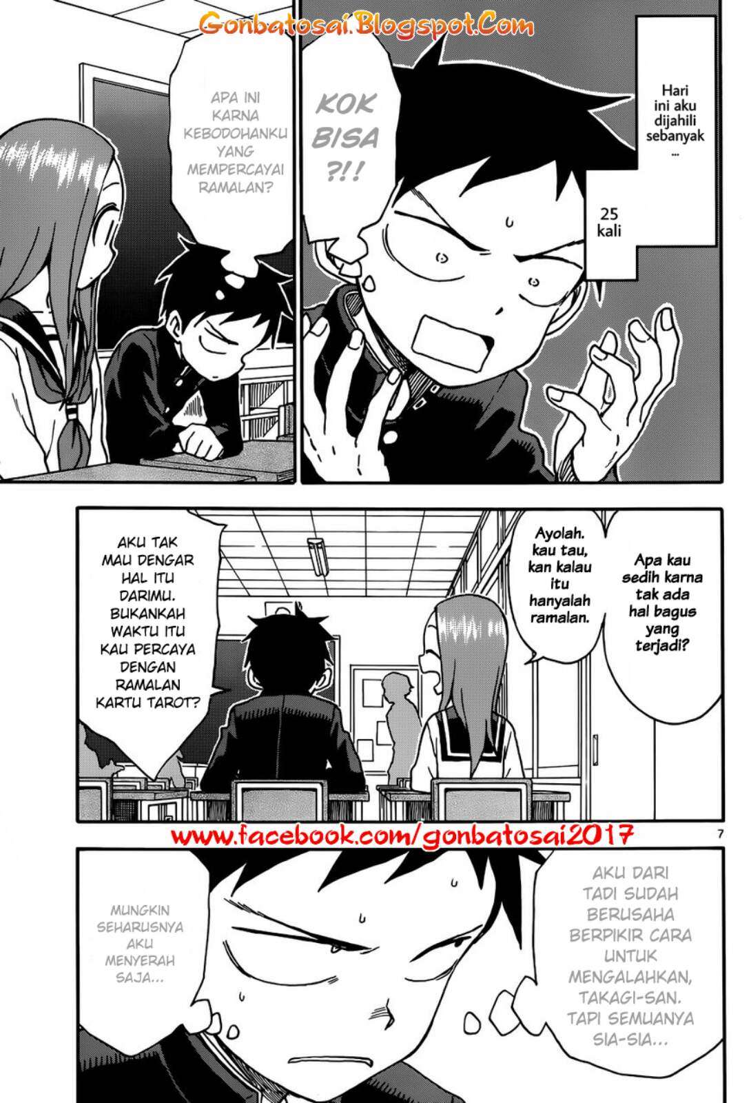 Karakai Jouzu no Takagi-san Chapter 36 Gambar 8