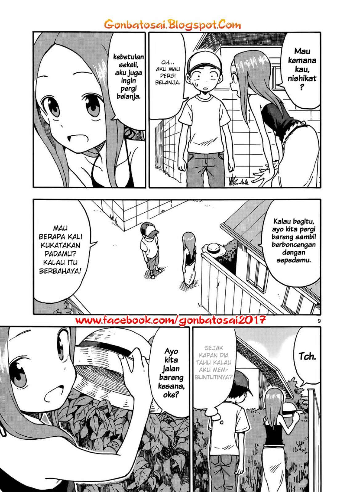 Karakai Jouzu no Takagi-san Chapter 35 Gambar 10