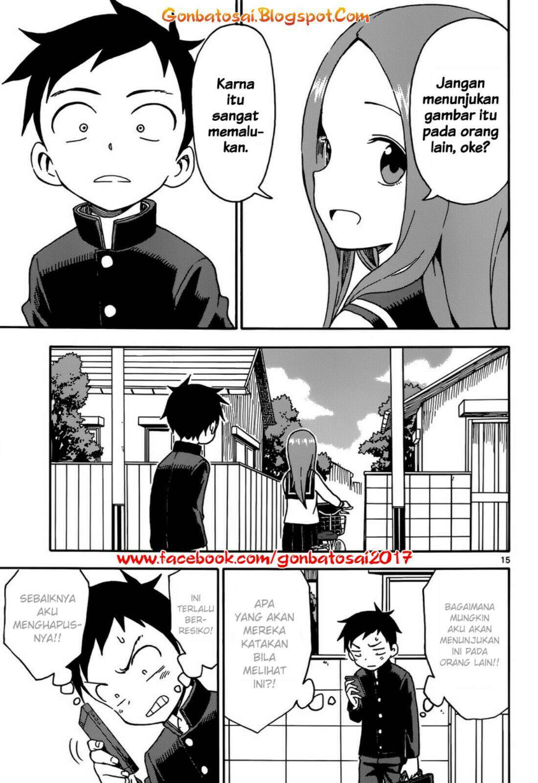 Karakai Jouzu no Takagi-san Chapter 34 Gambar 17