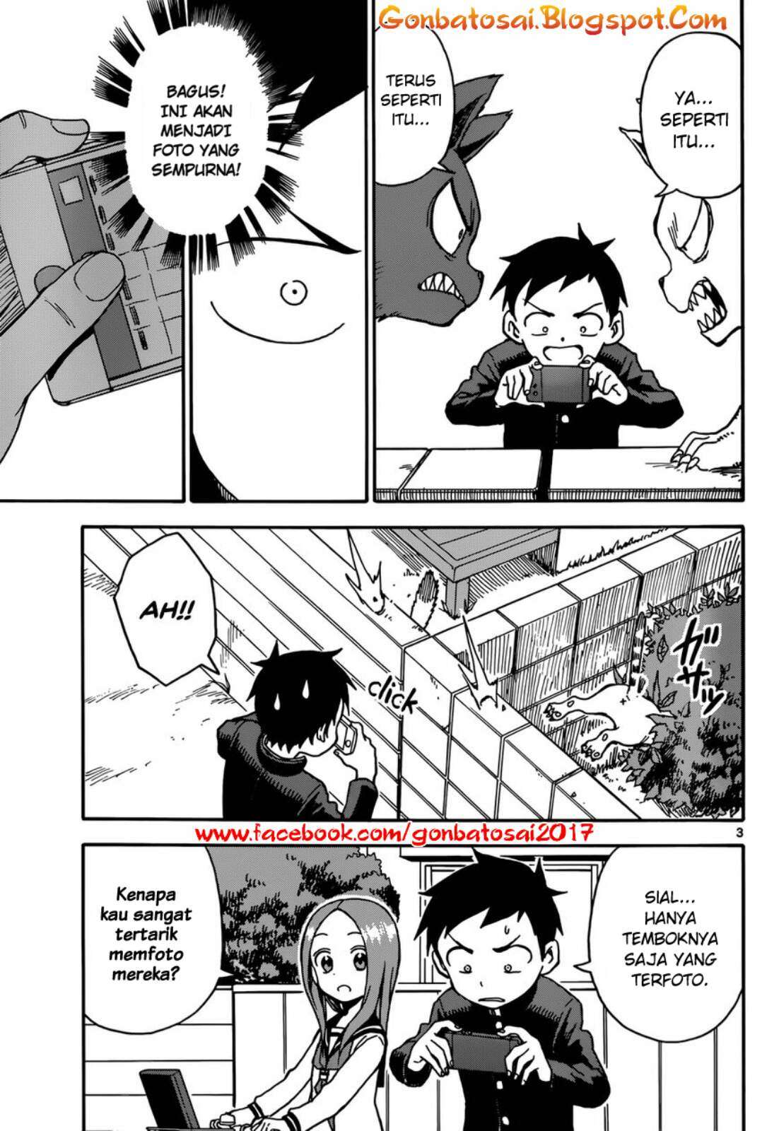 Karakai Jouzu no Takagi-san Chapter 34 Gambar 4