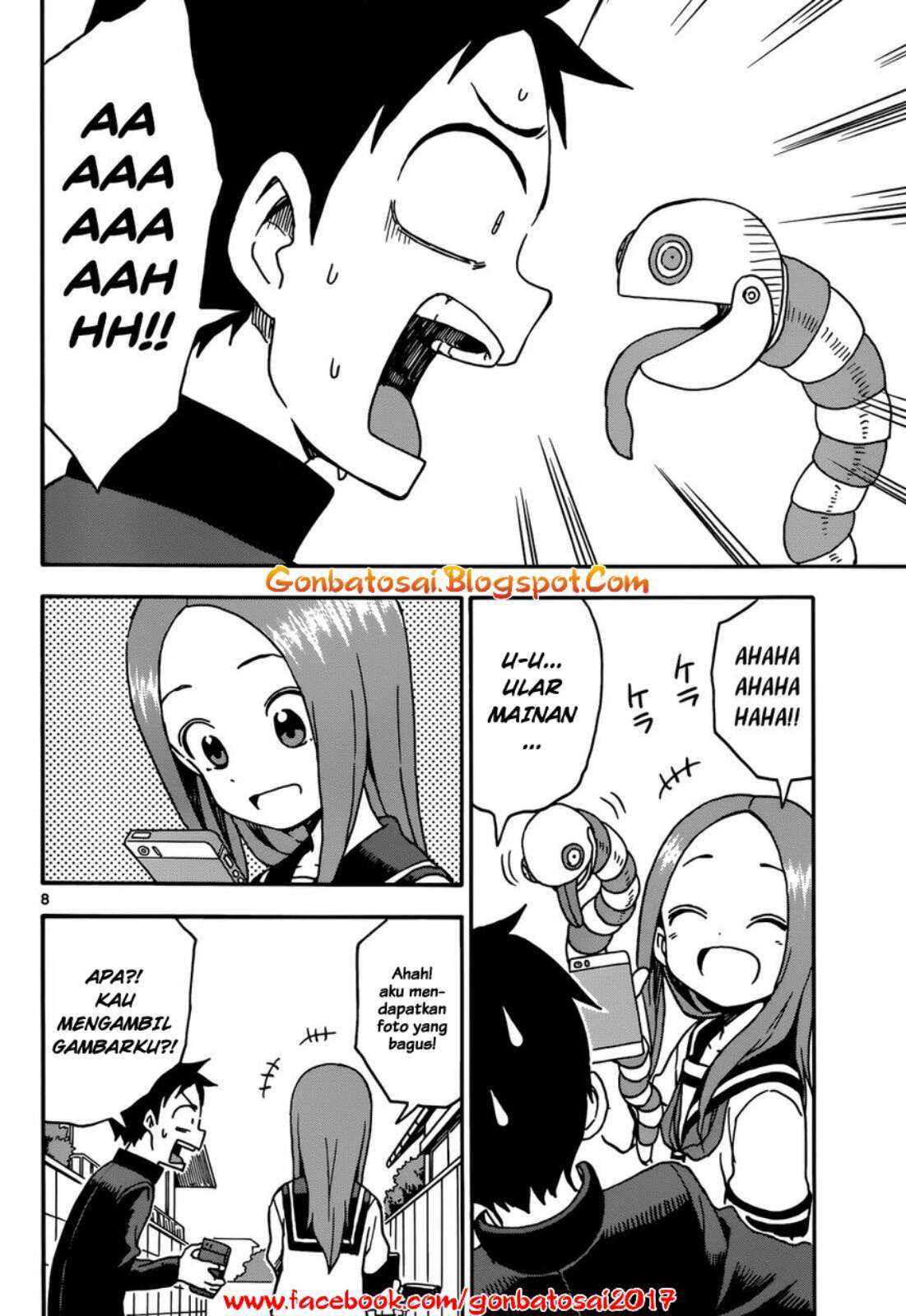 Karakai Jouzu no Takagi-san Chapter 34 Gambar 9