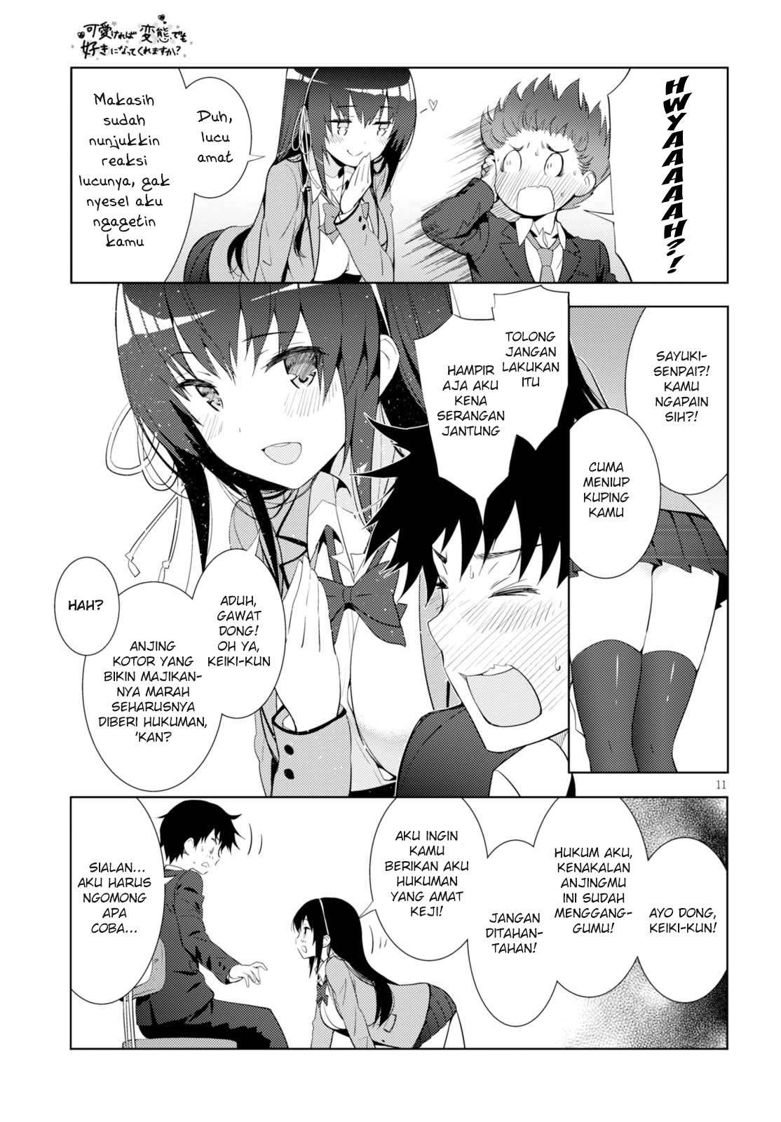 Kawaikereba Hentai demo Suki ni Natte Kuremasu ka? Chapter 6 Gambar 12