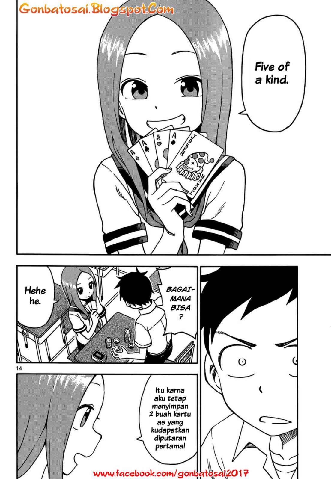 Karakai Jouzu no Takagi-san Chapter 33 Gambar 17