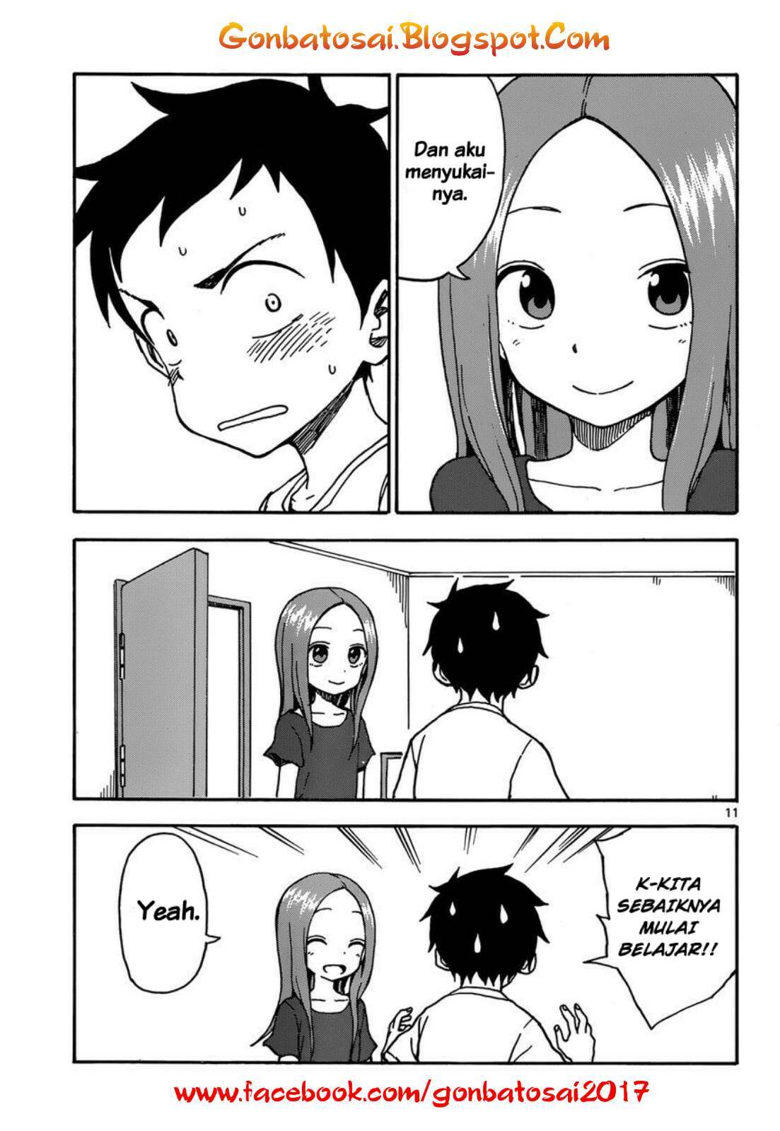 Karakai Jouzu no Takagi-san Chapter 28 Gambar 13