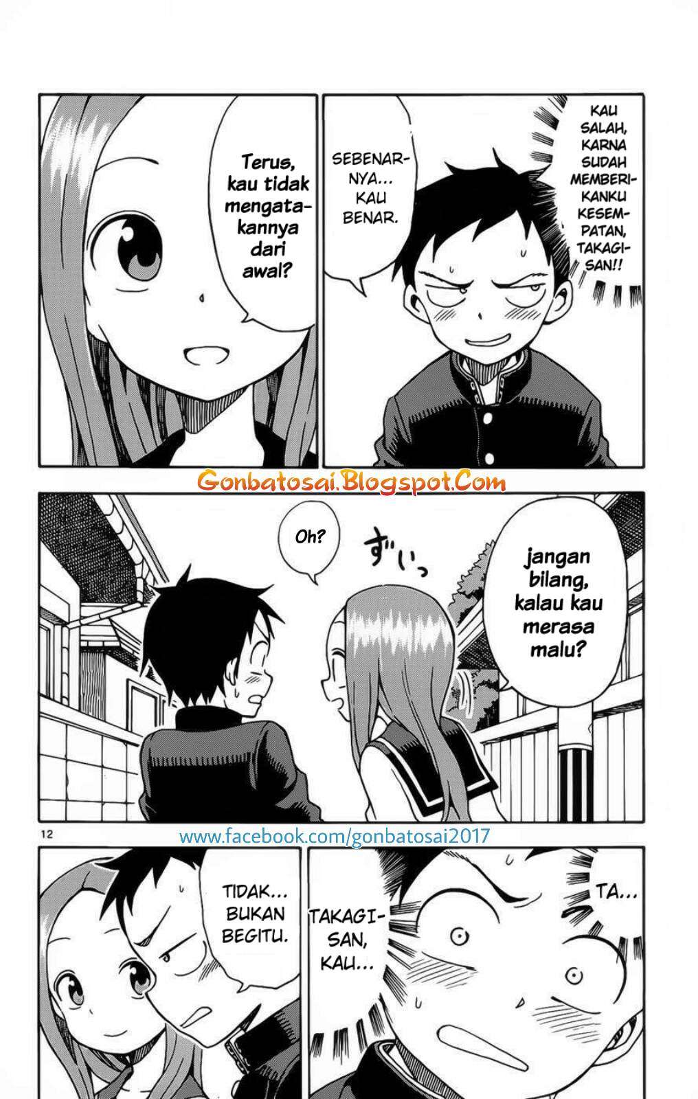 Karakai Jouzu no Takagi-san Chapter 27 Gambar 14