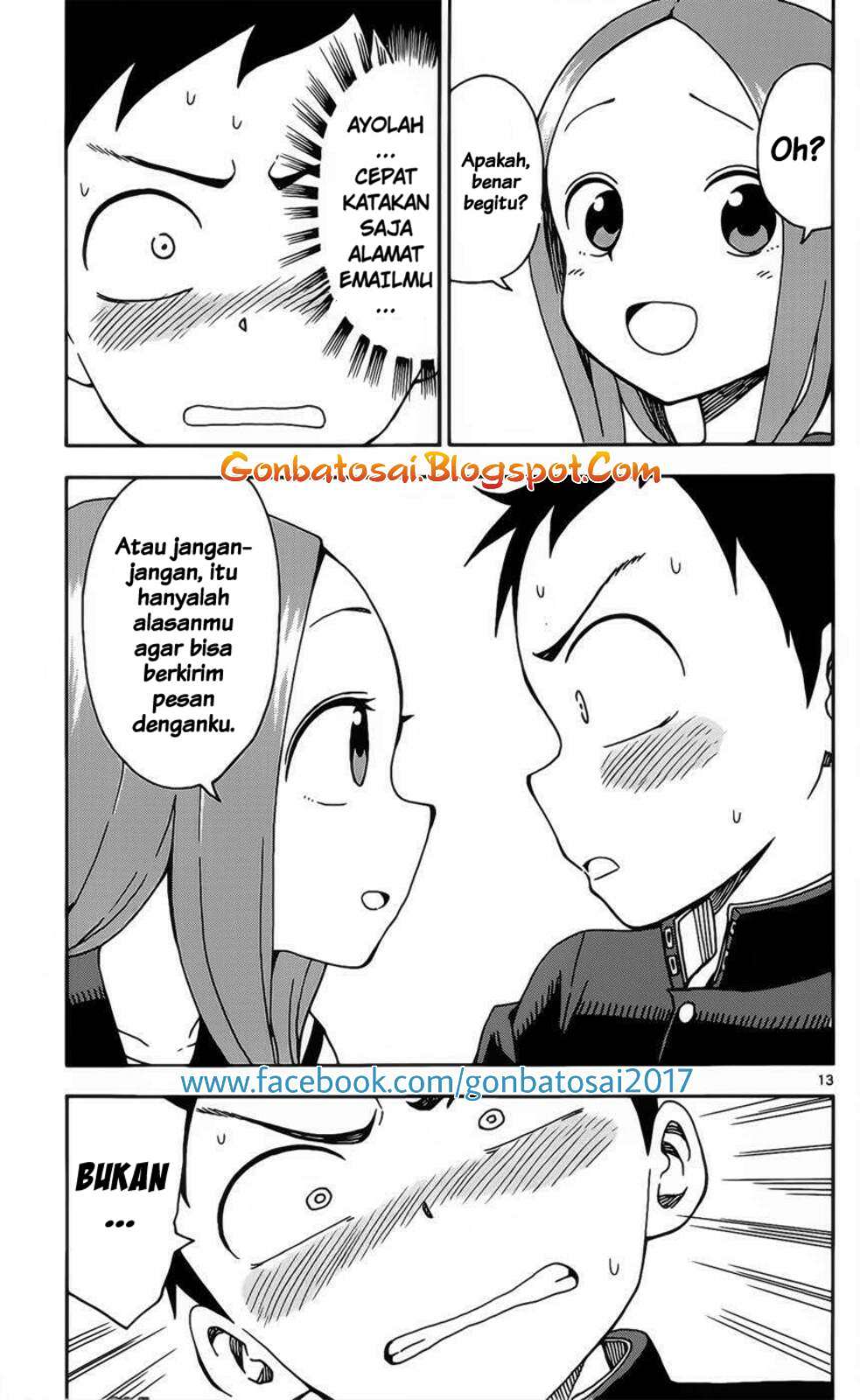 Karakai Jouzu no Takagi-san Chapter 27 Gambar 15