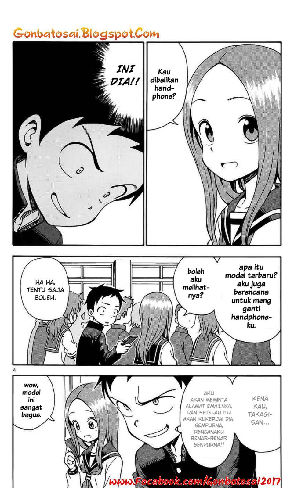 Karakai Jouzu no Takagi-san Chapter 27 Gambar 6