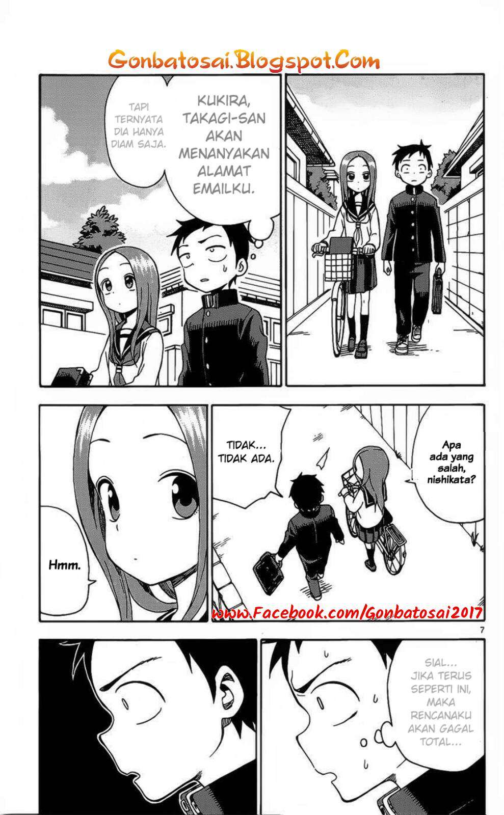 Karakai Jouzu no Takagi-san Chapter 27 Gambar 9