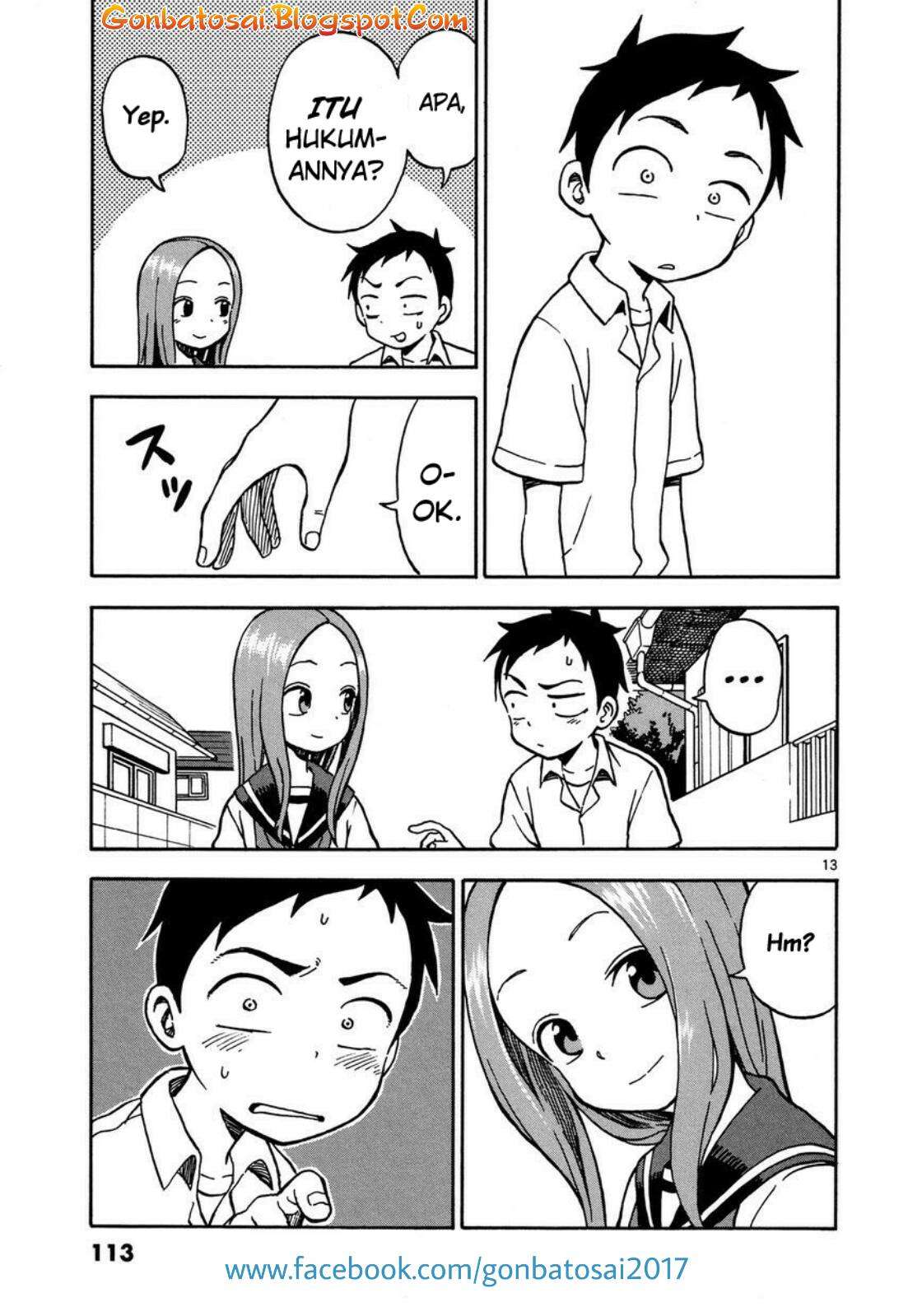 Karakai Jouzu no Takagi-san Chapter 24 Gambar 16