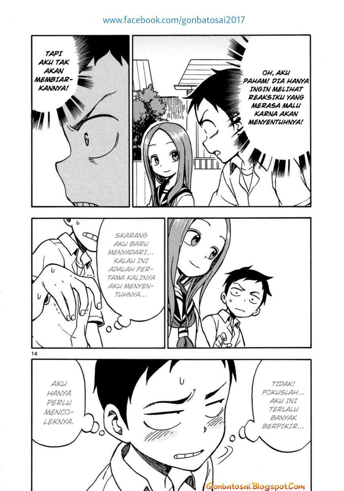 Karakai Jouzu no Takagi-san Chapter 24 Gambar 17