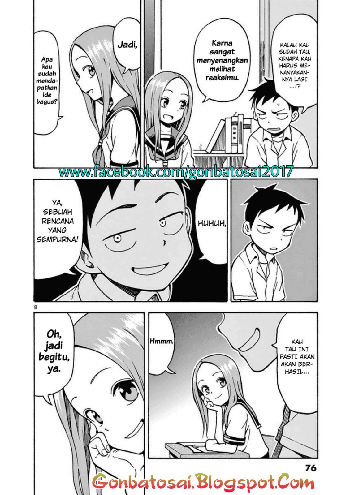 Karakai Jouzu no Takagi-san Chapter 22 Gambar 10