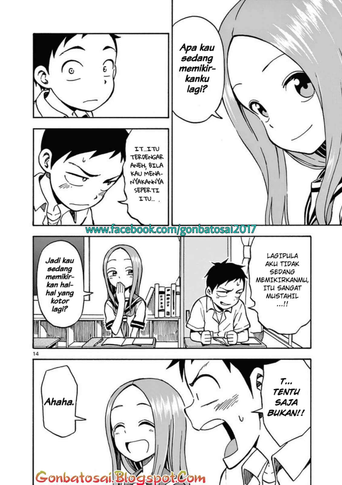 Karakai Jouzu no Takagi-san Chapter 22 Gambar 17