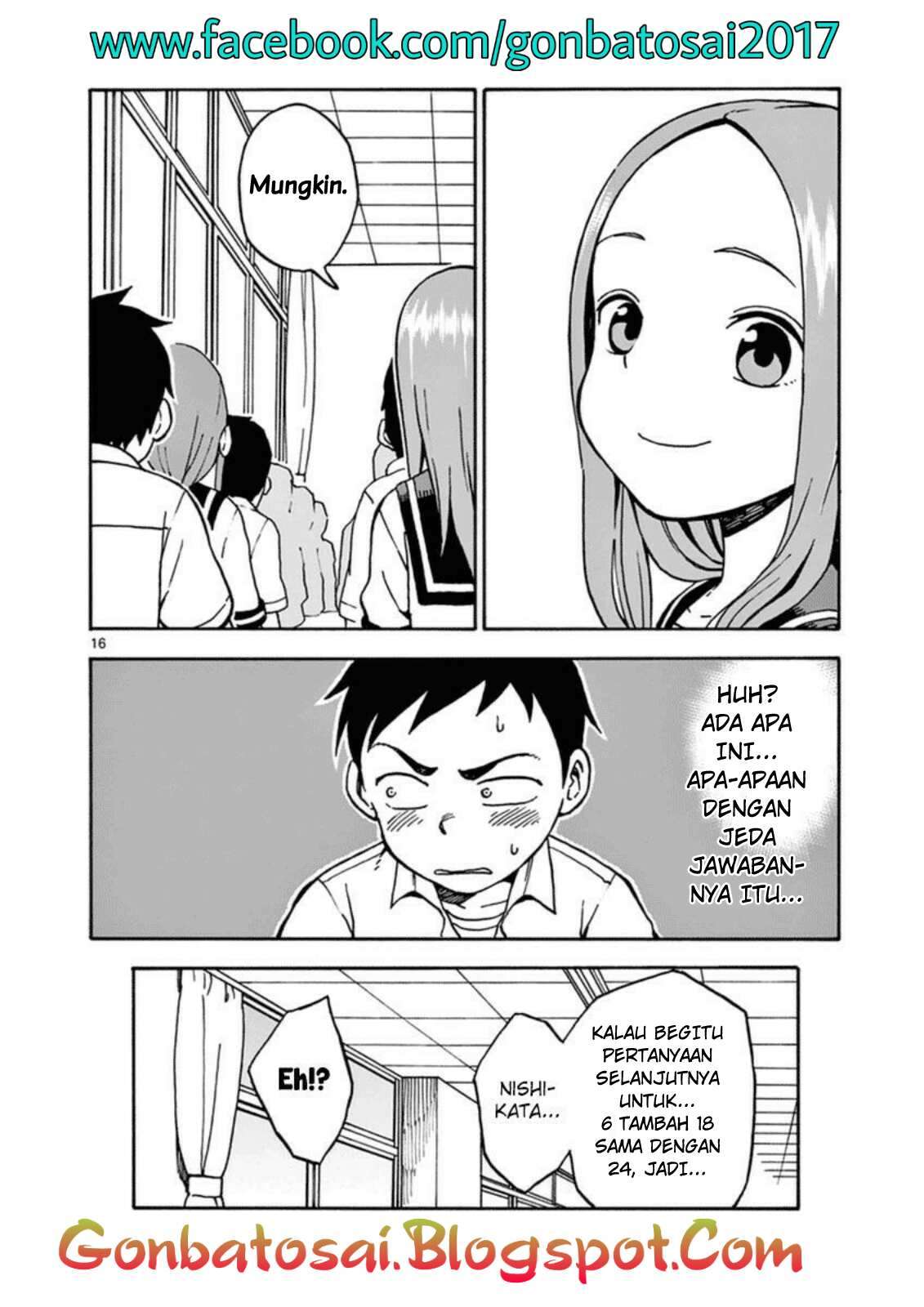 Karakai Jouzu no Takagi-san Chapter 22 Gambar 19