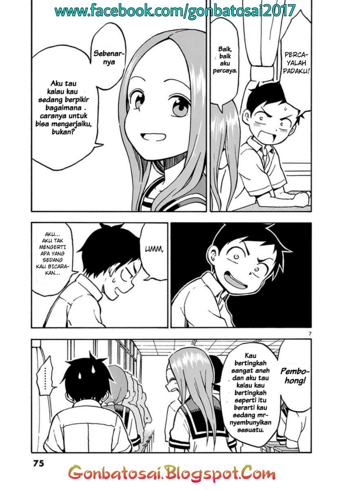 Karakai Jouzu no Takagi-san Chapter 22 Gambar 9