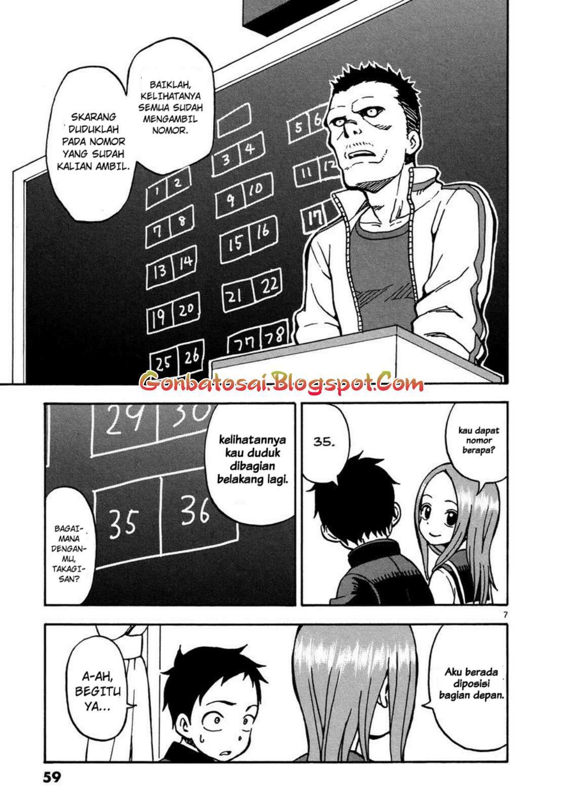 Karakai Jouzu no Takagi-san Chapter 21 Gambar 10