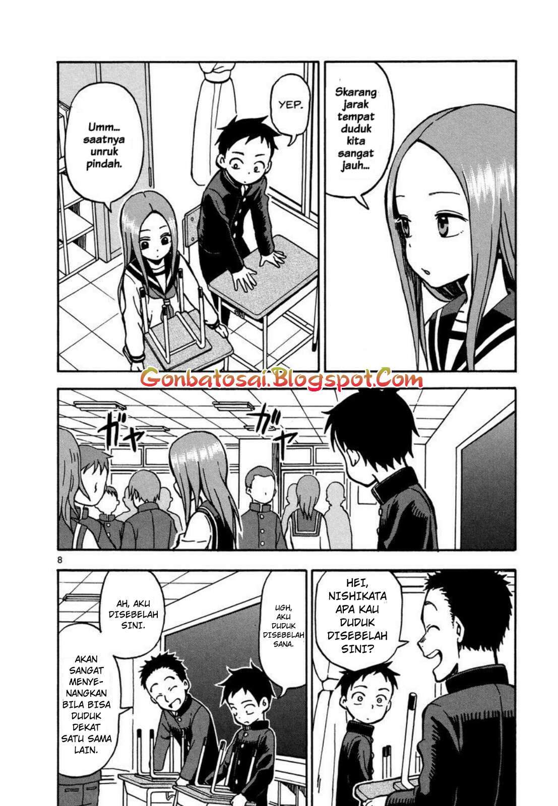 Karakai Jouzu no Takagi-san Chapter 21 Gambar 11