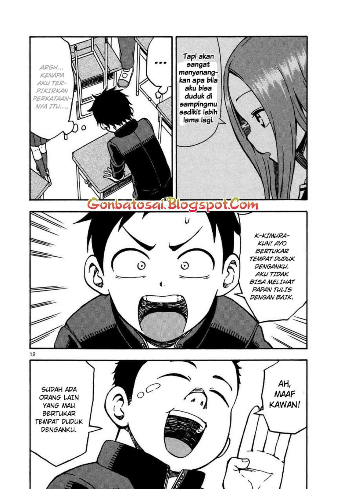 Karakai Jouzu no Takagi-san Chapter 21 Gambar 15