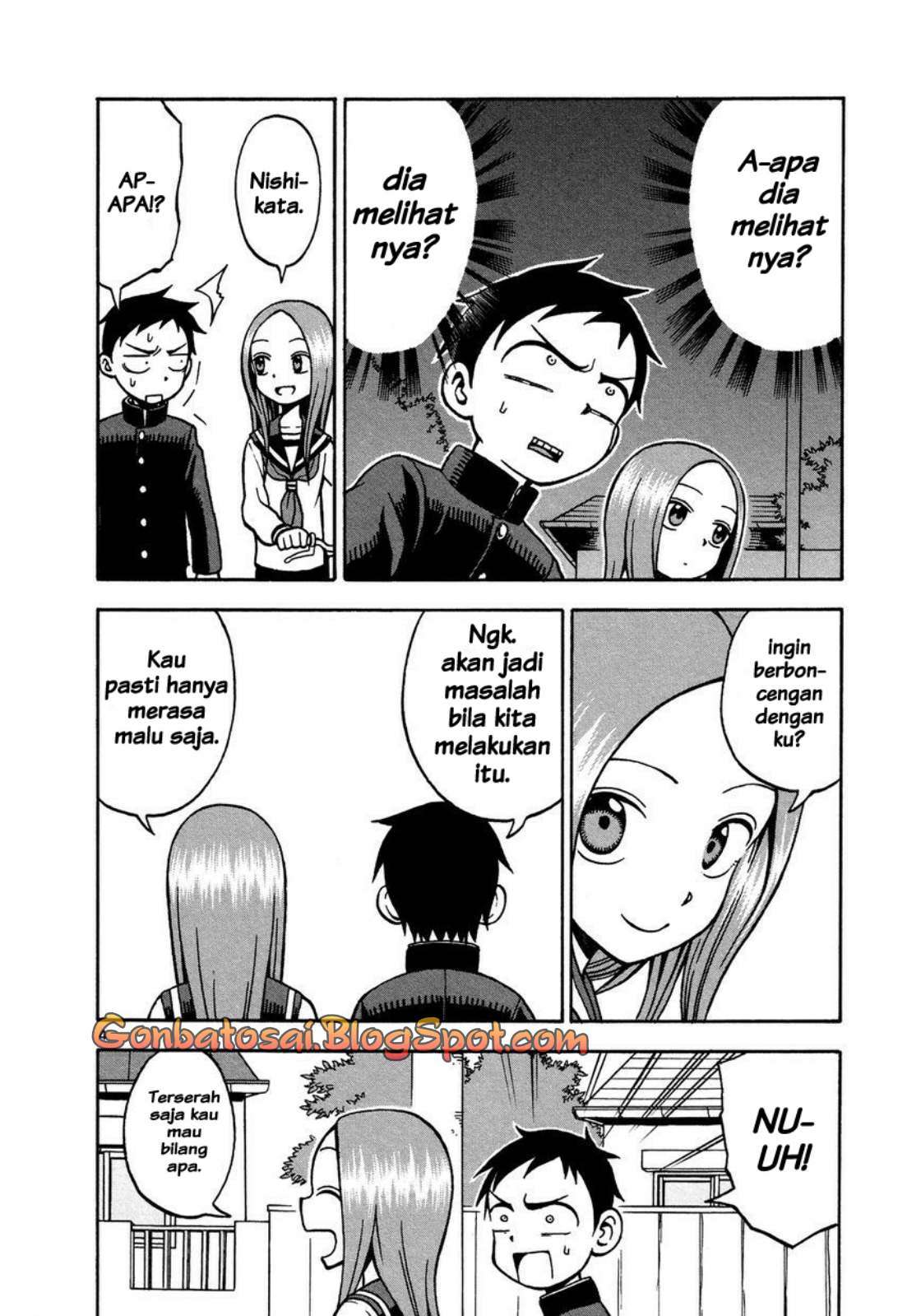 Karakai Jouzu no Takagi-san Chapter 20 Gambar 6