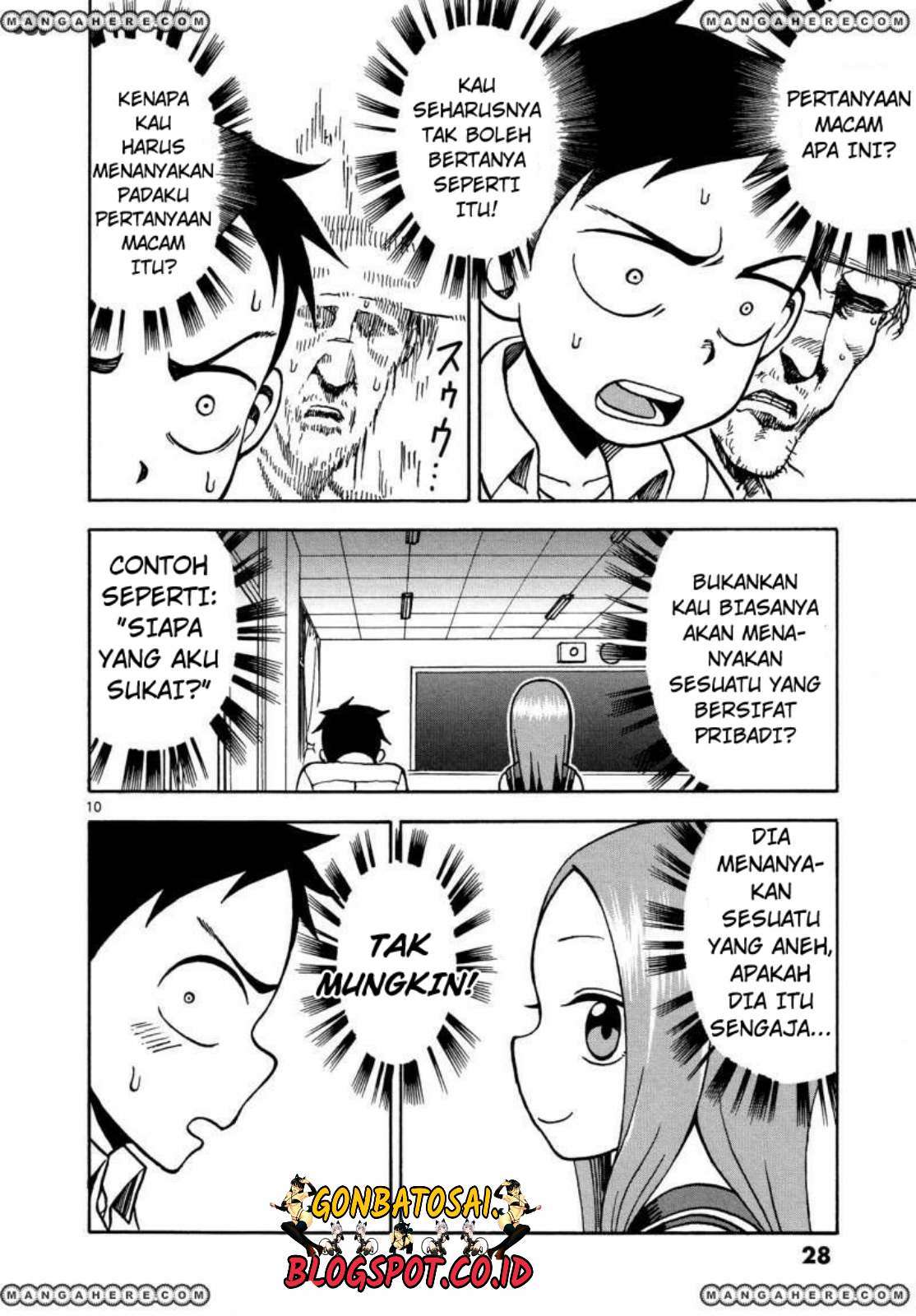 Karakai Jouzu no Takagi-san Chapter 19 Gambar 12