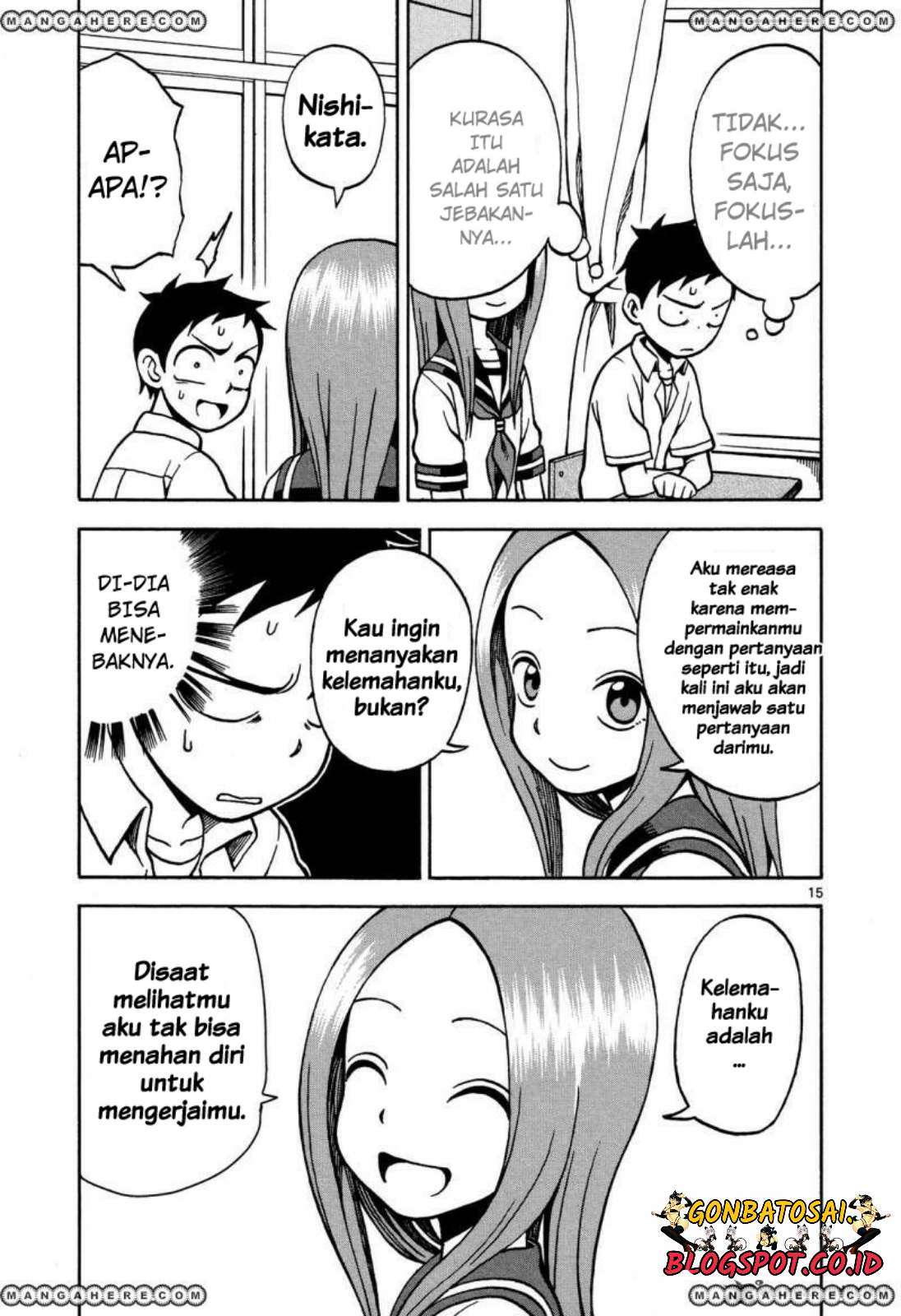 Karakai Jouzu no Takagi-san Chapter 19 Gambar 18