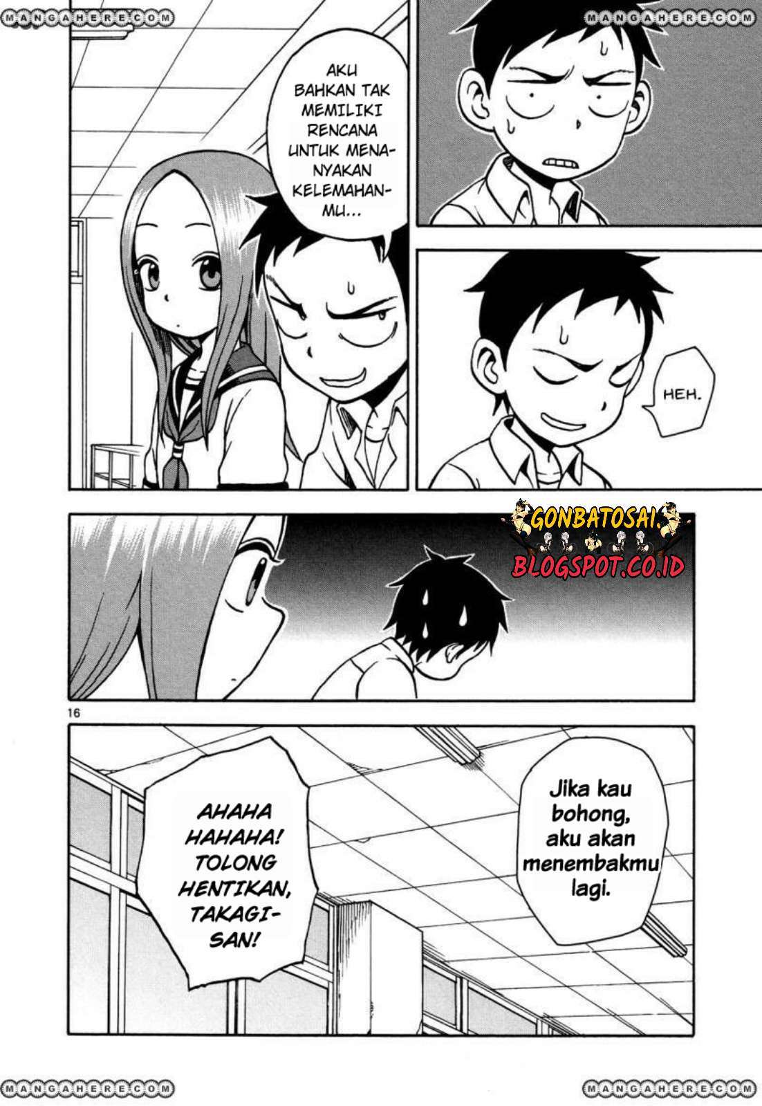 Karakai Jouzu no Takagi-san Chapter 19 Gambar 19