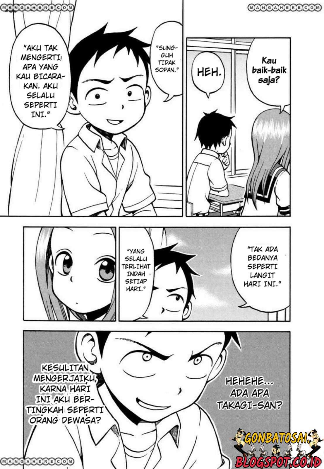 Karakai Jouzu no Takagi-san Chapter 19 Gambar 5