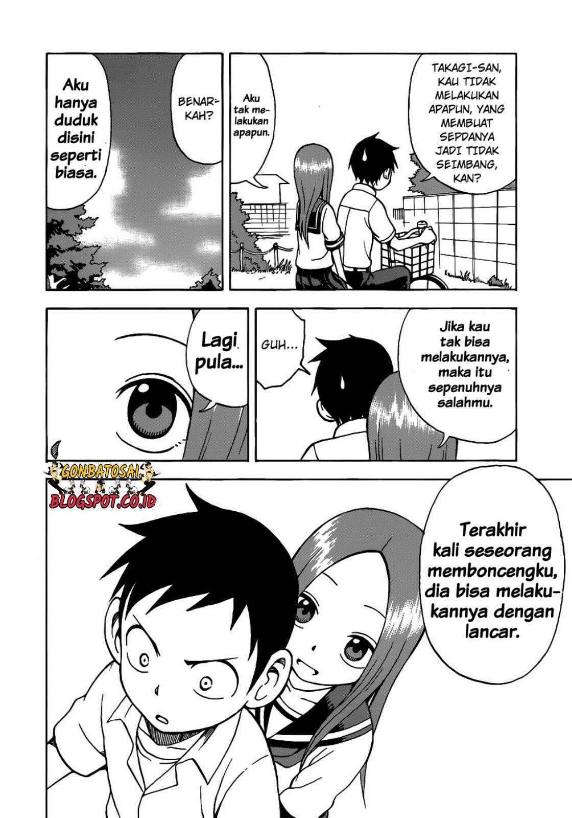 Karakai Jouzu no Takagi-san Chapter 15 Gambar 12