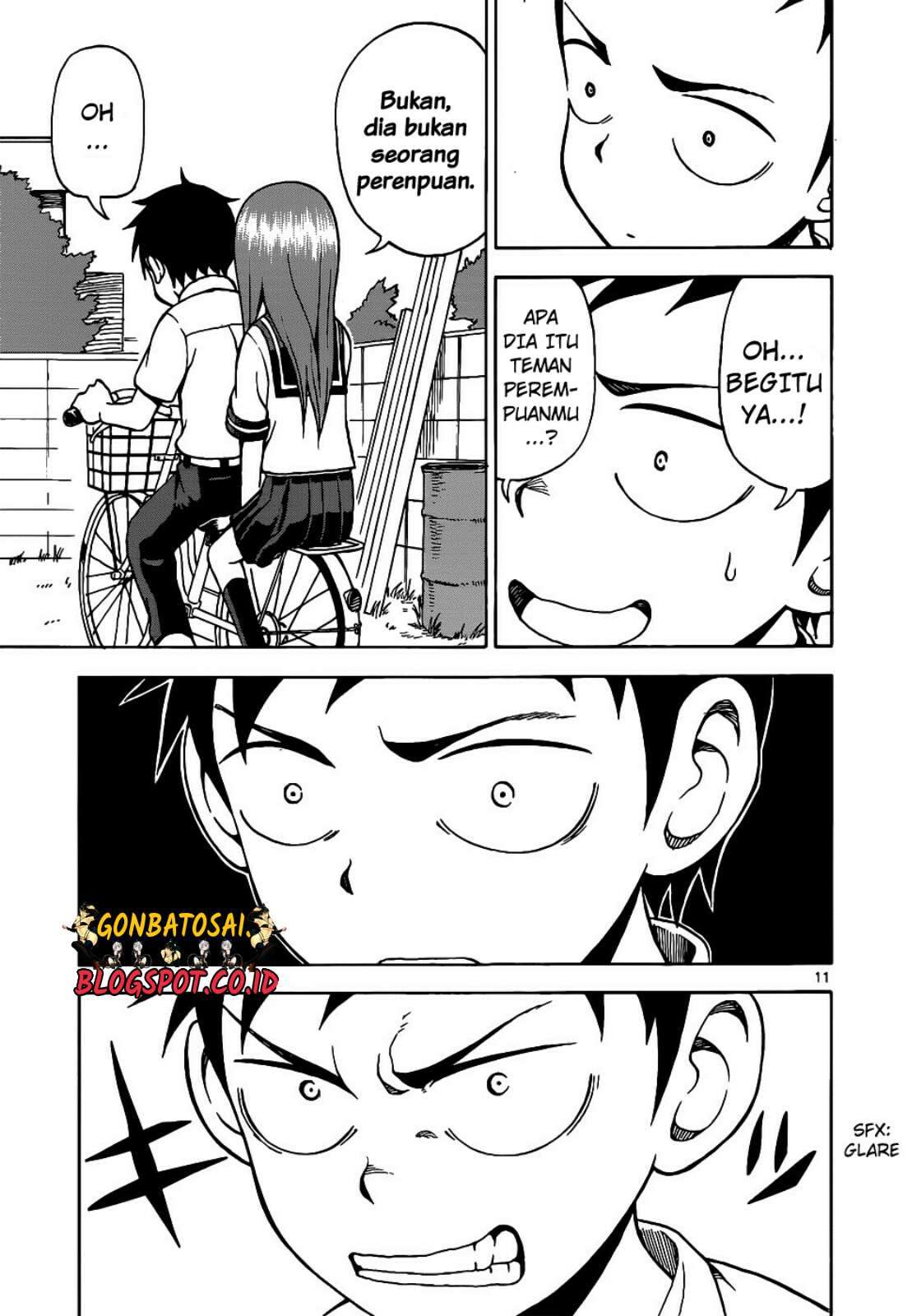 Karakai Jouzu no Takagi-san Chapter 15 Gambar 13