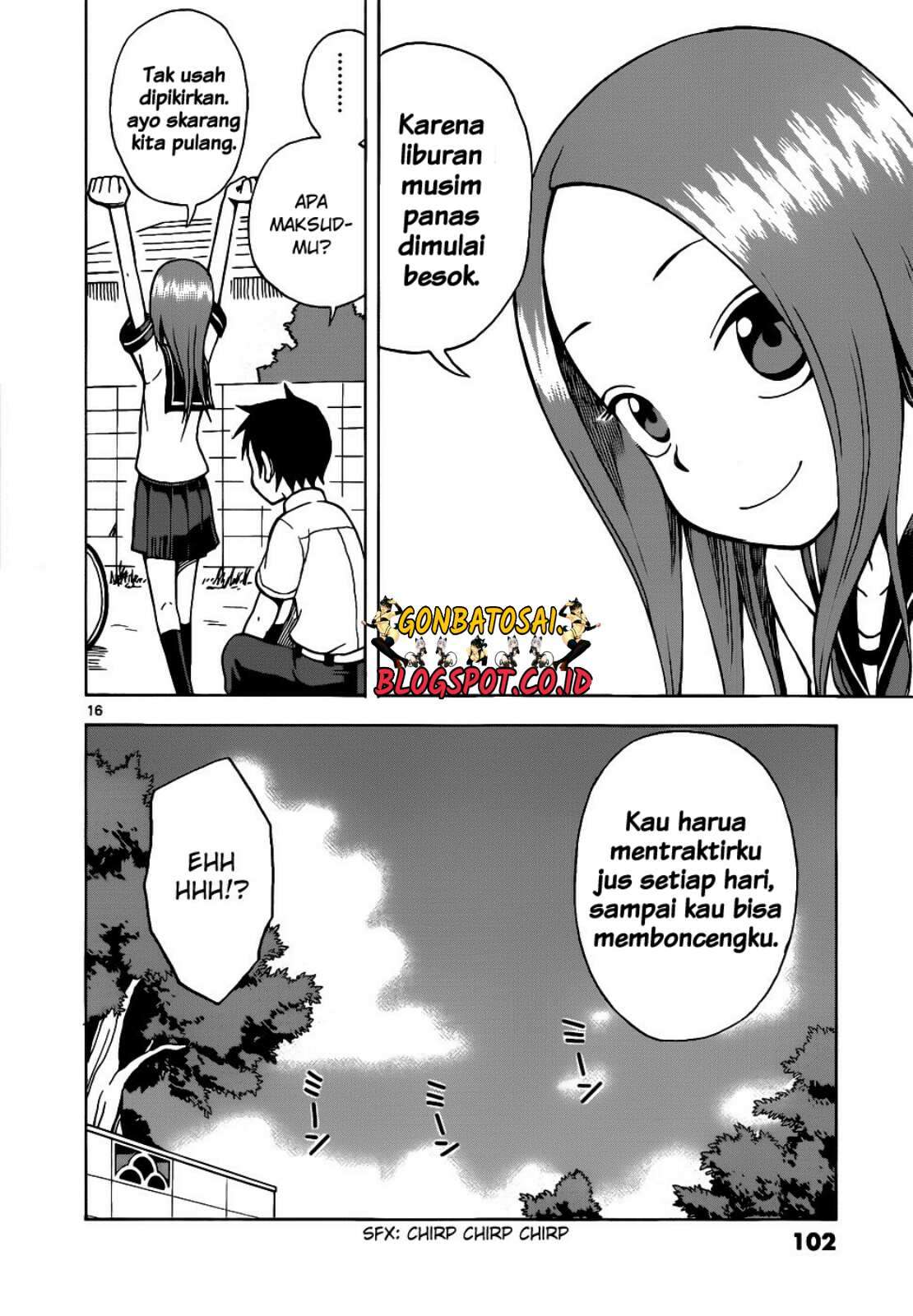 Karakai Jouzu no Takagi-san Chapter 15 Gambar 18