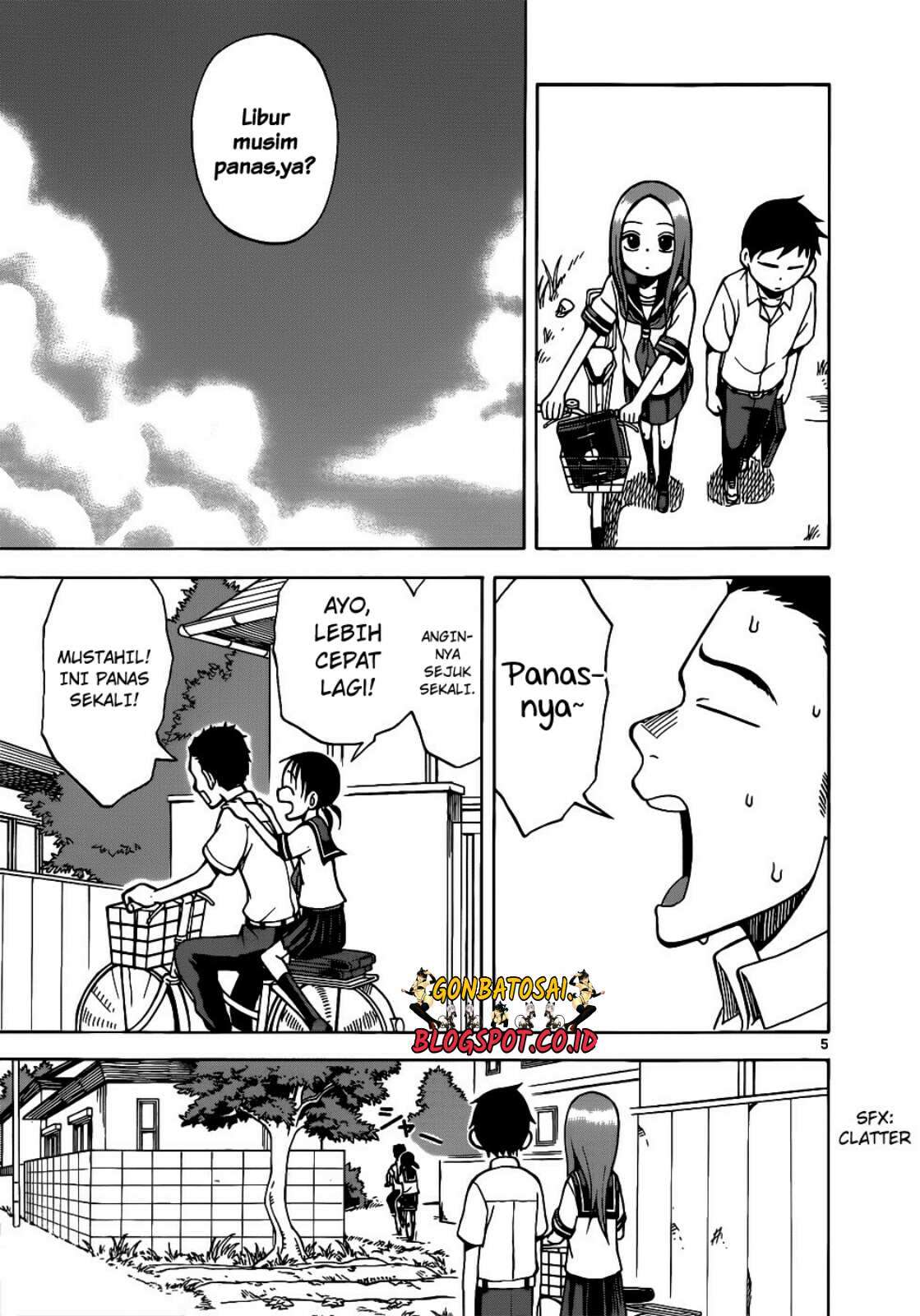 Karakai Jouzu no Takagi-san Chapter 15 Gambar 7