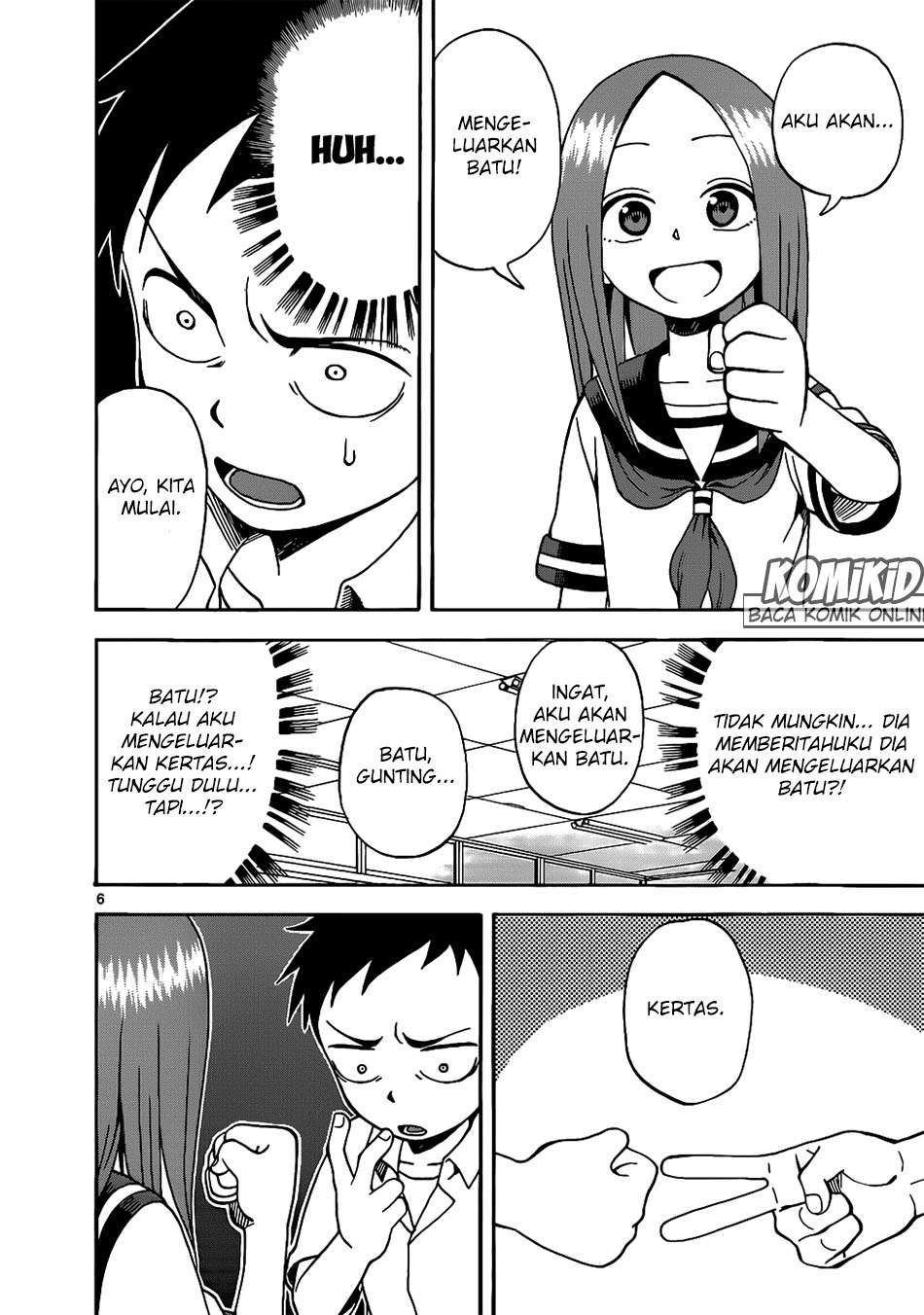 Karakai Jouzu no Takagi-san Chapter 14 Gambar 7