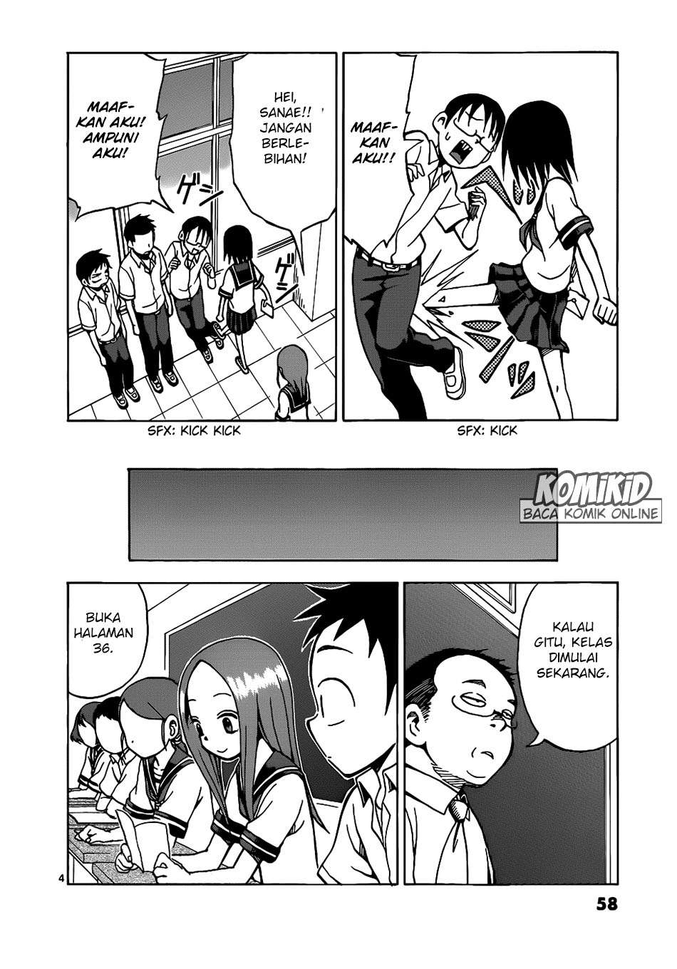 Karakai Jouzu no Takagi-san Chapter 13 Gambar 5