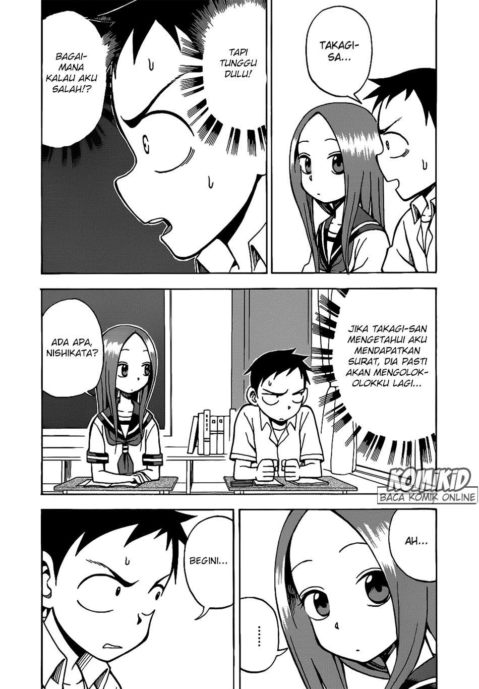 Karakai Jouzu no Takagi-san Chapter 13 Gambar 8