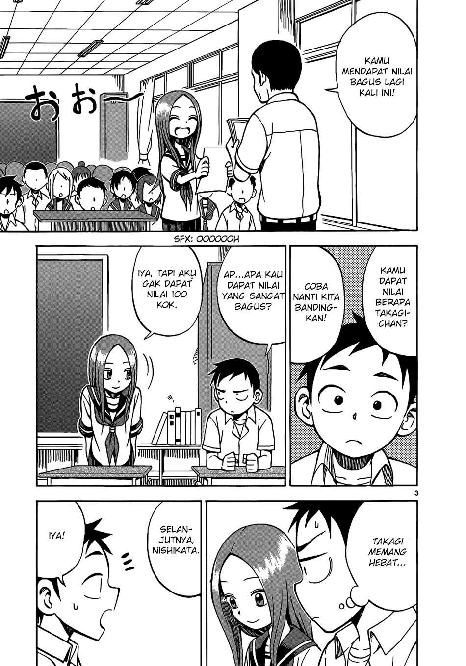 Karakai Jouzu no Takagi-san Chapter 12 Gambar 4